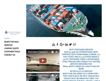 Tablet Screenshot of boatconnectionusa.com
